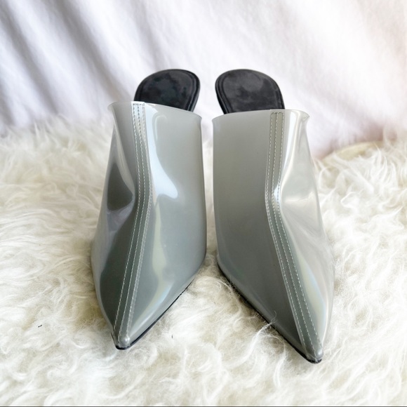 NEW Yeezy Season 8 PVC Wedge Mule Pumps 39 - Picture 6 of 7